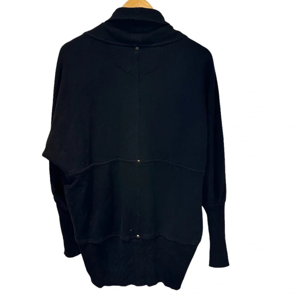 Wilfred Diderot Open‎ Front Cocoon Cardigan Black Size Medium